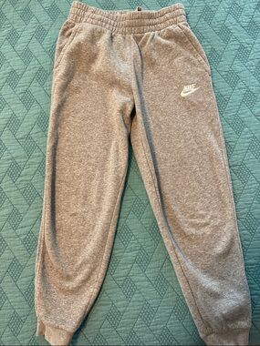 Nike Youth Heather Gray Jogger Pants